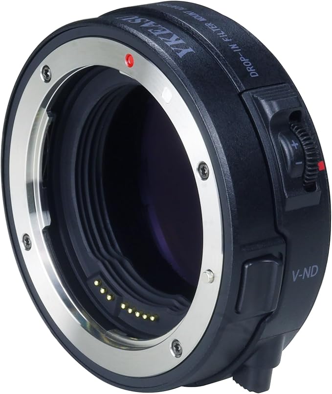 Drop-in Filter Mount Adapter EF-EOS R with Variable ND Filter for Canon EF/EF-S Lens to Canon EOS R RP R3 R5 R6 R7 R8 R10 R50 R100 C70 Cameras