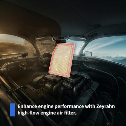 Cabin & Engine Air Filter Kit for 2019-2025 Chevrolet Silverado 1500, 2500HD, 3500HD, Suburban, Tahoe, GMC Sierra 1500, 2500HD, 3500HD, Yukon, 2021-2025 Cadillac Escalade