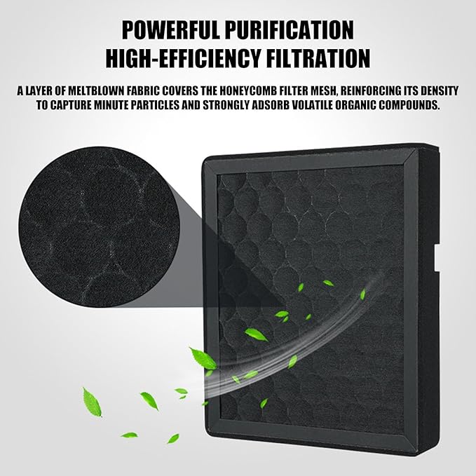 Activating Carbon Air Filter Cartridge Suitable for H2S/H2C Easy Installation 3D Printer Part Replacement Printing Carbon Air Filter