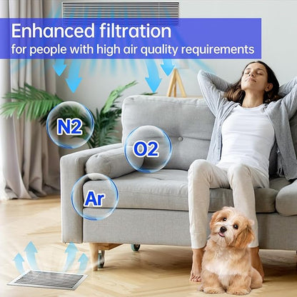 25x60 Inch DIY Cut to Size Material for AC/HVAC Furnace Filter and air Vents Filter, for Increasing The MERV Index（48PCs Adhesive Hook） White