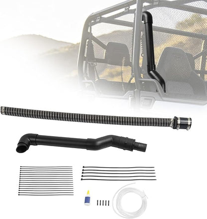 Suitable for Black Snorkel Riser Kit for 2014-2023 Honda Pioneer 700 UTV - Fits Regular Cab & 5-Seater Models