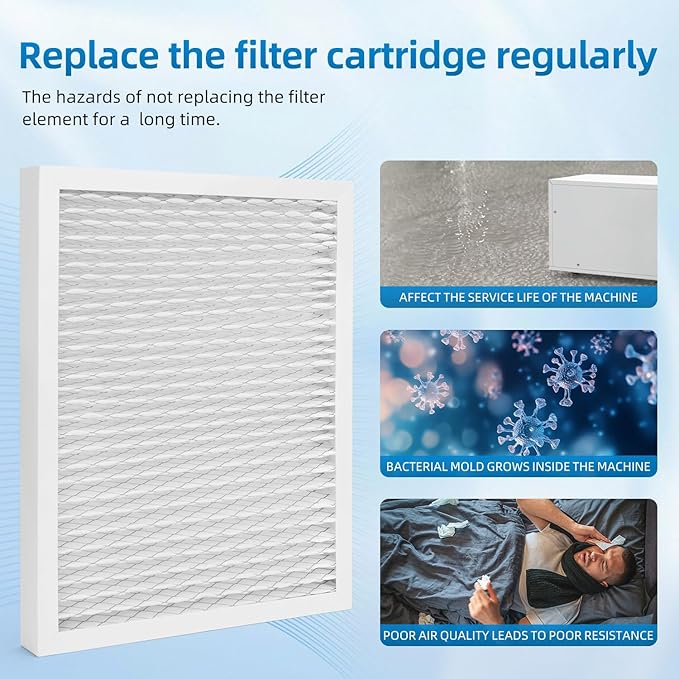 14 x 17.5 x1.75 MERV 13 Replacement Filter Compatible with Honeywell DR90 DR120 Dehumidifiers (50070171-002) Santa Fe Advance90 Advance100 Advance120,4 Pack