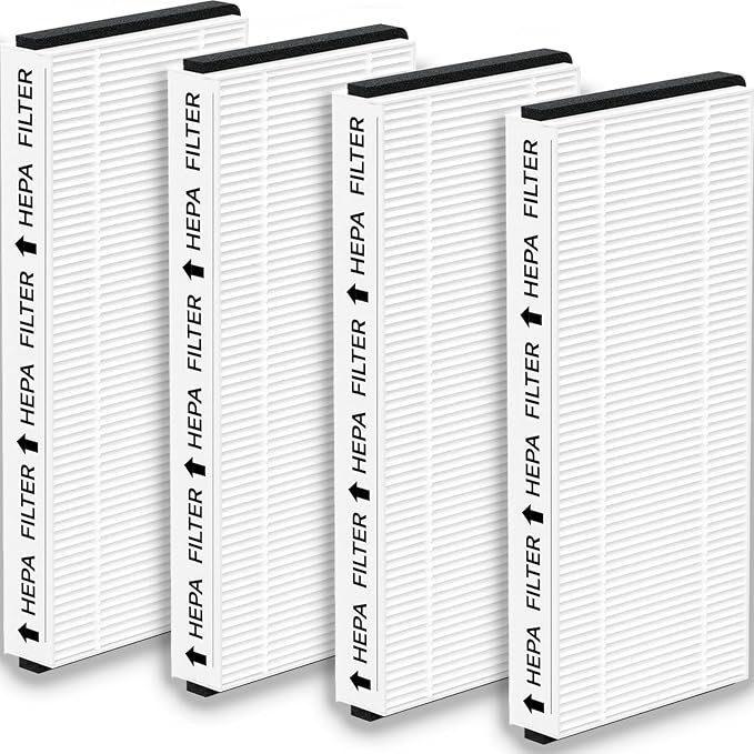 FV10VE1 Air Filter Replacement Compatible with Panasonic Energy Recovery Ventilator FV10VE1 FV-10VE1 FV10VEC1 FV-10VEC1 FV10VEC2 4Packs Ventilation Fan Air Filter for Clean Indoor Air