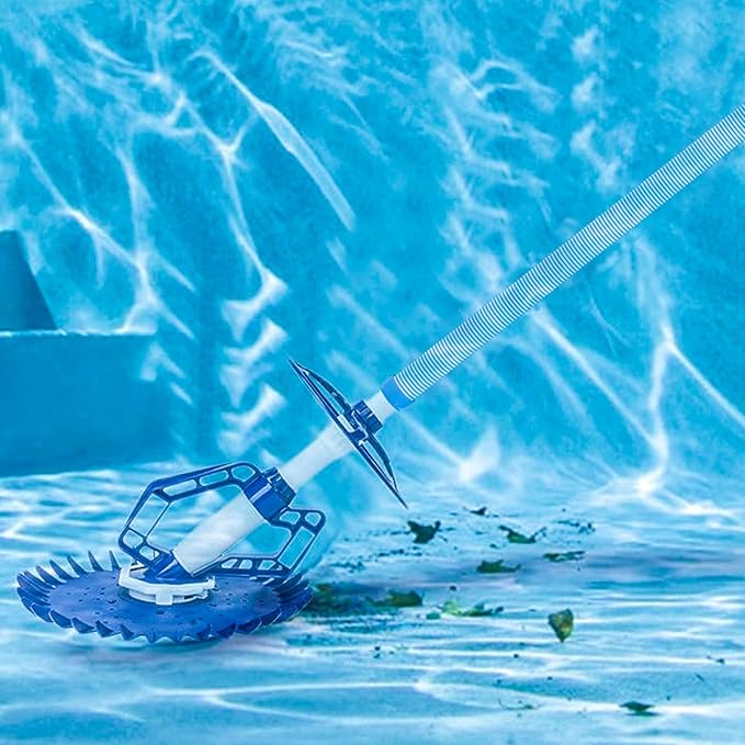 Poolvio Pool Vacuum Hose 26 Feet (8 x 40 Inch), 1.5 Inch Cuffs, Compatible with Most Inground Automatic Cleaners