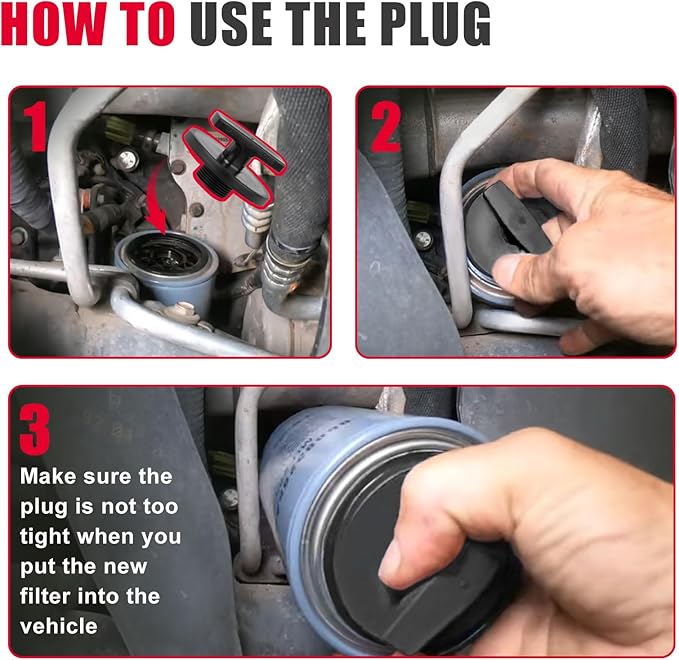 6.7 Cummins Oil Filter and Plug Tool Kit Compatible with 2007-2024 RAM 2500,3500,4500,5500 6.7L Diesel ;1989-2007 RAM 2500, 3500, 4500, 5500 5.9L Cummins | Replaces 05083285AA 3949561,LF16035,LF3972