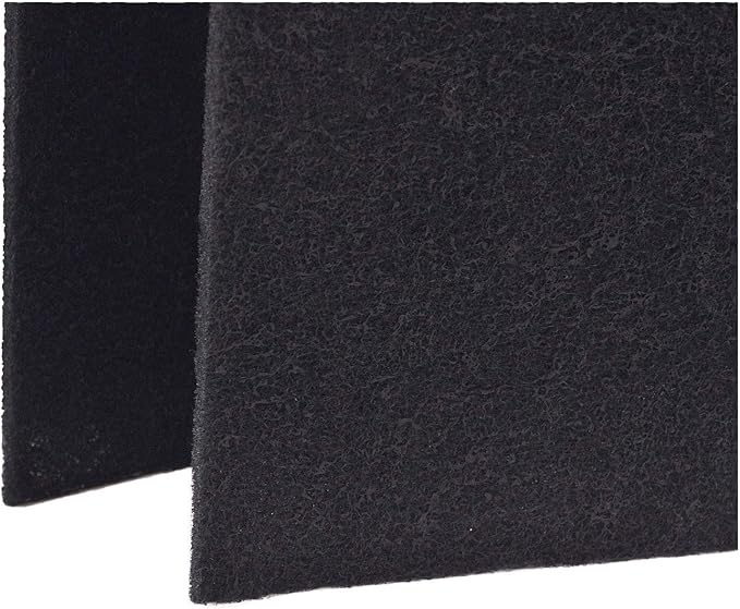 Breathe Naturally Universal 12x48 Cut-to-Fit Activated Carbon Filter (6 Pack) Charcoal Air Filter Sheet for Air Purifiers