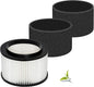 Universal VFCF Replacement Washable Filter fits Vacmaster 4 Gallon VFB511B 0201 Beast/ VWMB508 0101/ VF408/ VF409/ Professional VF410P, with 4x Foam Sleeve-2 Pack