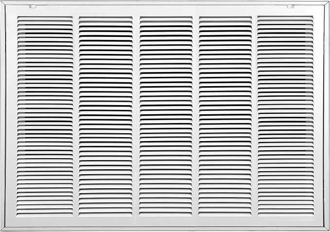 Fancat Return Air Filter Grille for 30x20 Ducts, Steel Air Vent Cover with Removable Door for 1" Filters | Fits Sidewall & Ceiling | Outer Size: 32 5/8" W x 22 5/8" H