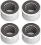 Nispira True HEPA Air Filter Replacement Compatible with hOmeLabs 3-in-1 Compact Ionic HEPA Air Purifier, 4 Packs (NOT COMPATIBLE WITH OTHER BRAND BUT ONLY HOMELABS COMPACT AIR PURIFIER)
