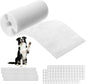 MERV 8 Cut to Fit Air Filter Material, Polyester Air Filter Media with Adhesive Hook Tape for HVAC Systems, Furnaces, Return Vents, Home & Office Use(Captures Dust, Pet Dander, 3.0 Microns)