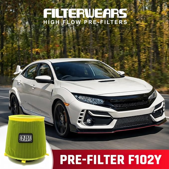 FILTERWEARS Pre-Filter F102Y For SPECTRE 8131 8132 8136 8138 K&N RG-1001
