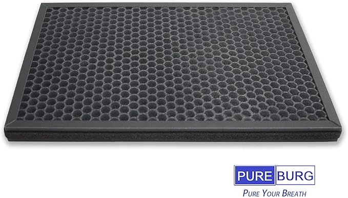 PUREBURG Replacement Filters Compatible with Mooka & Aiibot EP188 EPI-188 Air Purifiers,2-Pack H13 True HEPA 3-Stage Filtration Activated Carbon Air Clean Dust VOCs Odor