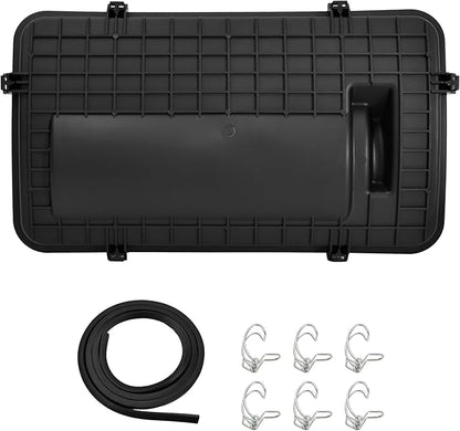 Airbox Cover Assembly for Polaris RZR XP 1000 / RZR XP Turbo 2014-2023 Accessories, Heavy-Duty Air Filter Protector Cover with Dust-Proof Seal and Buckles, Replace #1240748