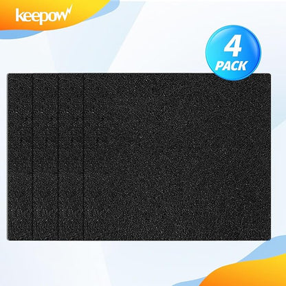 KEEPOW CF-1 Hepa Filter Replacement Compatible with Kenmore Sears Progressive CF-1, Progressive & Whispertone, Panasonic Models, Including 86883, 86880, 20-86883, 2086883, 8175084, 4 Pack