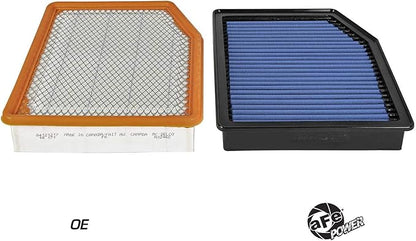 aFe POWER Magnum FLOW OE Replacement Air Filter w/Pro 5R Media for GM Silverado/Sierra 1500 19-24 L4/L6/V6/V8#30-10292