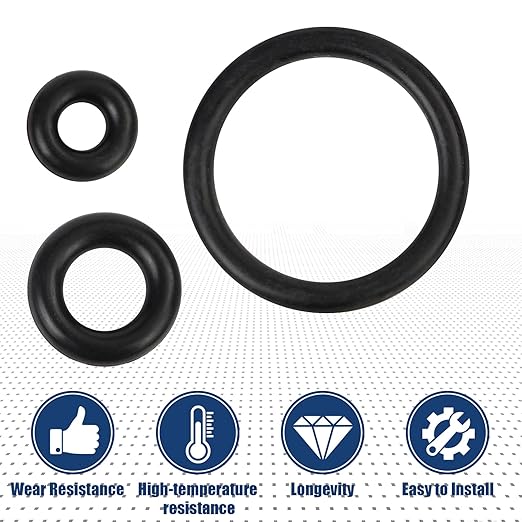 Fuel Bowl Seal Kit Fuel Filter Bowl Drain Valve Housing O Ring Seal Kit Compatible with Ford International 7.3L 99-03 Engines