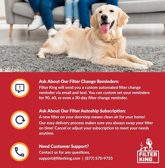 Filter King 18x22x1 Air Filter | 12-PACK | MERV 11 HVAC Pleated A/C Furnace Filters | MADE IN USA | Actual Size: 17.5 x 21.5 x .75"