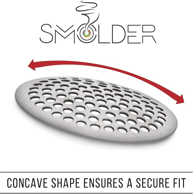 One Inch (1.0") Titanium Rigid Concave Filters - Utility Screens (5 Pack)
