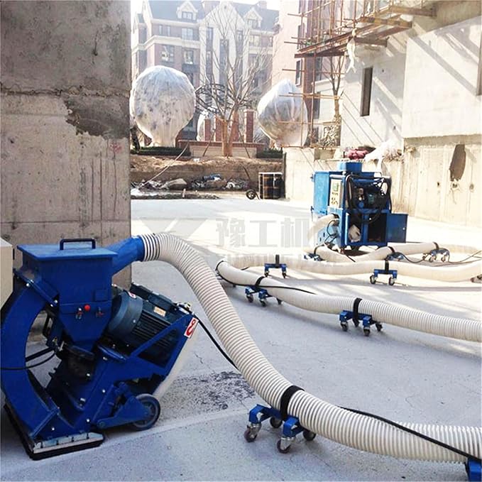 Road Pavement Shot Blasting Machine for Concrete Surface Profiling, Walk Behind Vacuum Shot Blaster for Asphalt Preparation, Parking Deck Resurfacing, Bridge Surface Cleaning