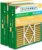 Filterbuy 19x20x5 Air Filter MERV 11 Superior Pet & Allergy Defense (2-Pack), Pleated HVAC AC Furnace Filters for Bryant, Carrier, BDP, Day & Night, and Payne (Actual Size: 19.06 x 19.81 x 4.25)