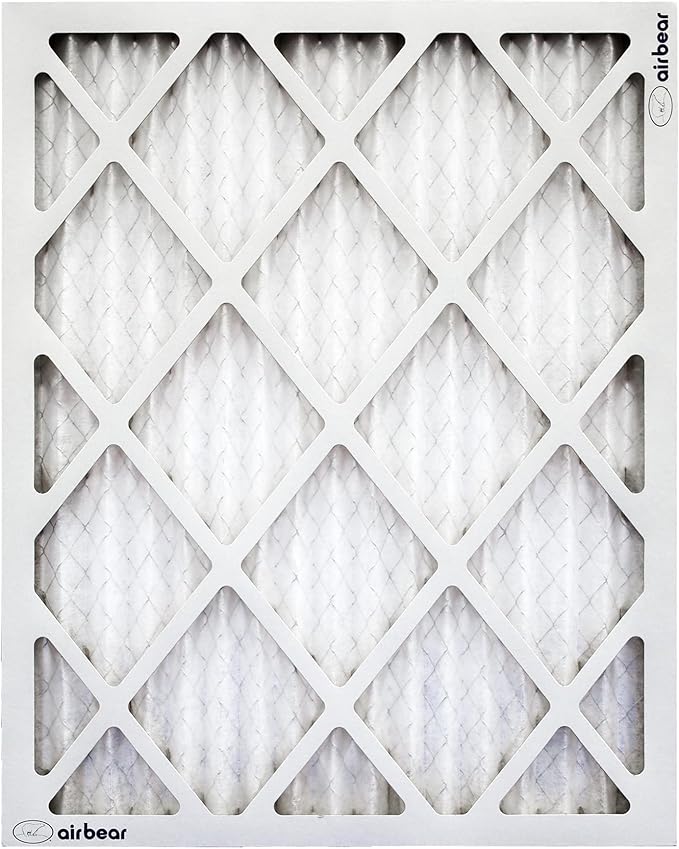 16x20x1 Air Filter MERV 8 (5-Pack) TRION Air Bear Pleated HVAC Air Filter Replacement (Actual Size: 15.50 x 19.50 x 0.75 Inches) Comparable to MPR 600, FPR 4-5