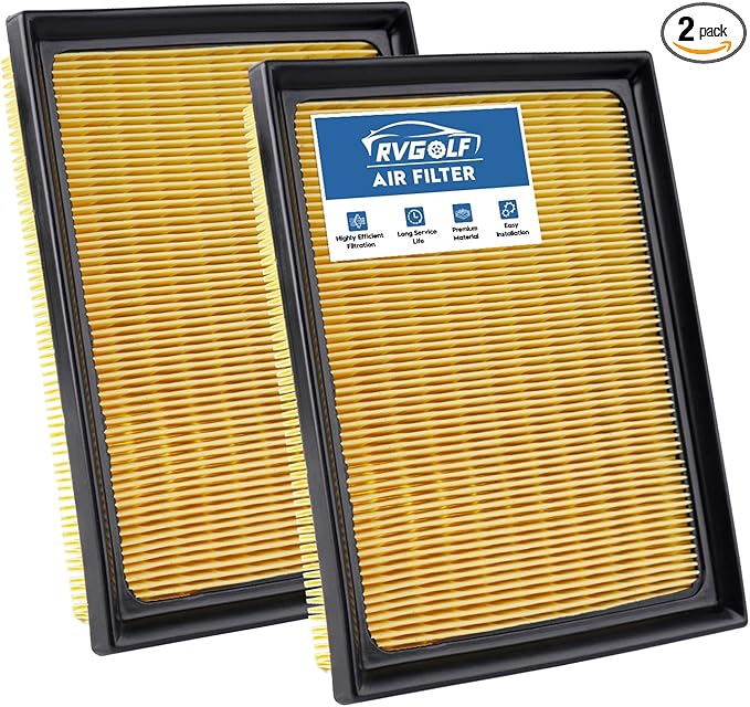 2PCS Engine Air Filter Fit for 2010-2015 Prius, 2011-2017 Lexus CT200h, 2015-2021 NX300h(All Only Fit Hybrid, Not Gas!) 1.8L 2.5L Engine Filter Accessories# 17801-37020