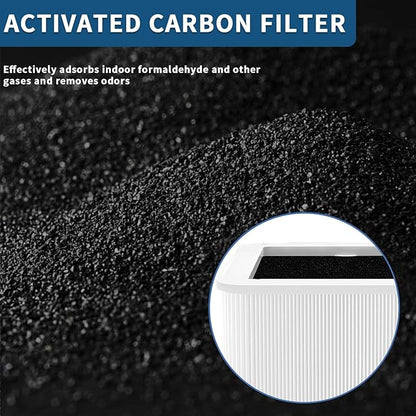 2-Pack Premium Filter Replacement Compatible with 211+ Air Purifier, 2-in-1 Replacement Filter
