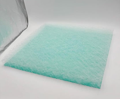 Paint Booth Exhaust Fiberglass Filter Pad, Paint Arrestor for Spray Booth (100/case, 25" x 20")