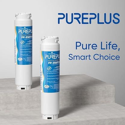 PUREPLUS 9000194412 Refrigerator Water Filter Replacement for Bosch Ultra Clarity BORPLFTR10,REPLFLTR10, 11034152, 644845,9000 077104, B26FT70SNS, B22CS80SNS, B22CS50SNS, Haier 0060820860, 3PACK