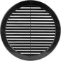Vent Systems 8" Inch (Opening Dimensions) - Pack of 100 - Black Soffit Vent Cover - Plastic Round Air Vent Grille - Built-in Mesh Screen - HVAC Register Louver for Bathroom, Home, Kitchen