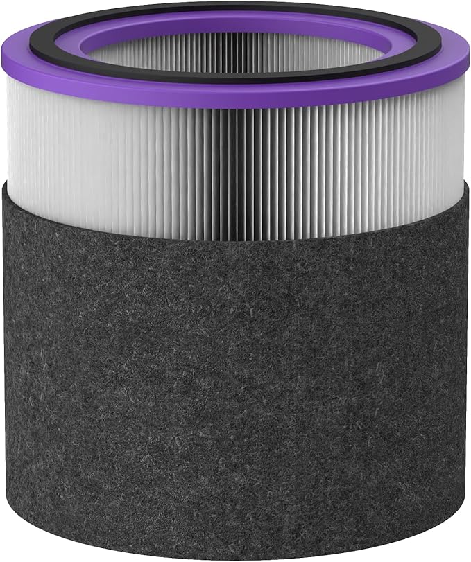 GermGuardian FLT151PT Filter V, Pet Pure HEPA Genuine Replacement Filter, Removes 99.97% of Pollutants for AC3000W, AC3000B, AC3050, AP3151 and AC151 Air Purifiers, Black/Purple