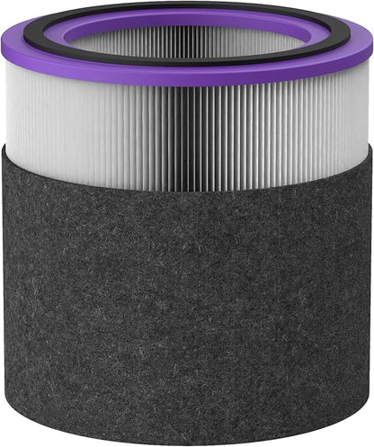 GermGuardian FLT151PT Filter V, Pet Pure HEPA Genuine Replacement Filter, Removes 99.97% of Pollutants for AC3000W, AC3000B, AC3050, AP3151 and AC151 Air Purifiers, Black/Purple
