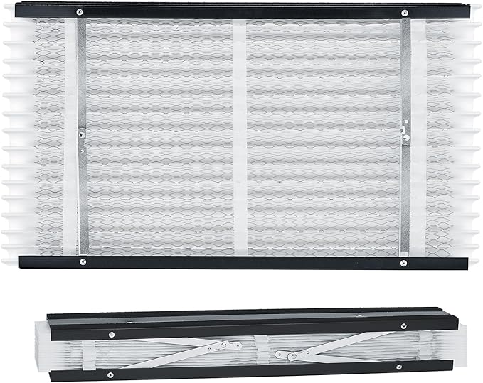 VEVOR 16x28x4 Furnace Air Filter, MERV 13 Pleated HVAC AC Replacement, Electrostatic 12-Month Air Cleaner, 2-Pack (Actual Size: 16.34x27.76x3.98 in), for Improving Home Indoor Quality