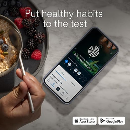 Lingo Continuous Glucose Monitor (CGM) & App (Pack of 2). Made by Abbott. Know the impact of what you eat. 1 Lingo biosensor lasts up to 14 Days*. Works with iOS and Android. US Only.