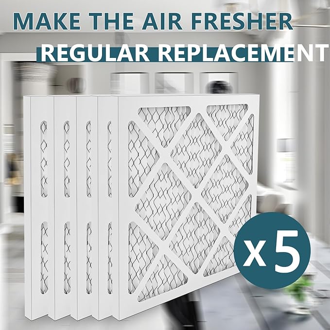 5pcs Pre-Filter Replacement Compatible with Vevor Air Scrubber ZHP2301-550/ BlueDri Air Shield 550 Scrubber Air Purifier, Protective Pre Filters