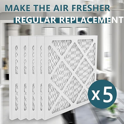 5pcs Pre-Filter Replacement Compatible with Vevor Air Scrubber ZHP2301-550/ BlueDri Air Shield 550 Scrubber Air Purifier, Protective Pre Filters