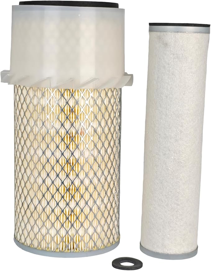 Inner Outer Air Filter Kit 1043327M91 1043326M91 Compatible with Massey Ferguson 20C 230 235 245 Primary Secondary Engine Tractor