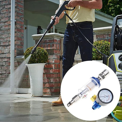 Pneumatics Tool Air Sprayer Paint Oil Water Separator Filter with Pressure Gauge Pressure Regulator Equipment Filter