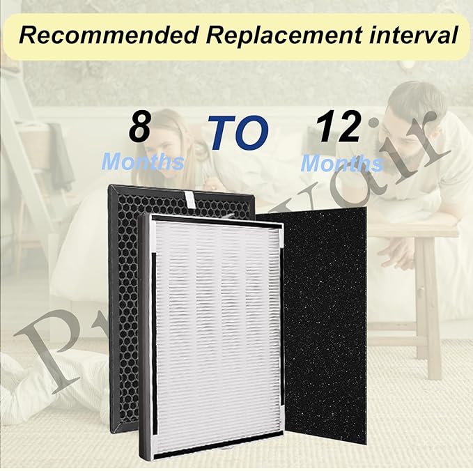 Type XP360 Replacement Filter Compatible with Purafide XP360 Air Purifier Large Room Replacement Kit,(1+1+4 Set of 4-Stage Filtration)