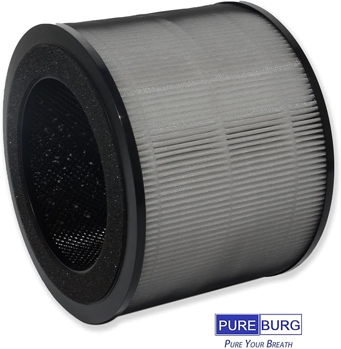 PUREBURG Replacement Filter Compatible with Dreo Macro Pro, Macro Pro S DR-HAP002 & Toshiba CAF-Z40US CAF-Z45US Air Purifiers,2-Pack H13 HEPA Air Clean VOCs