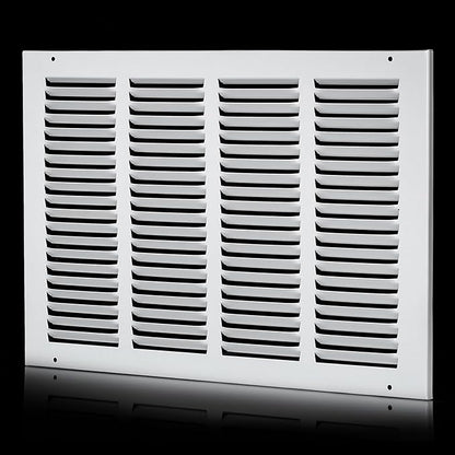 16x10 Return Air Grille(Duct Opening Size),Air Return Vent Cover,Flat Vent Cover,Rejillas De Aire Acondicionado Para Casa,Return Air Grilles,Outer Dimensions:17.75"Wx11.75"H(16"W x 10"H, Duct Opening)