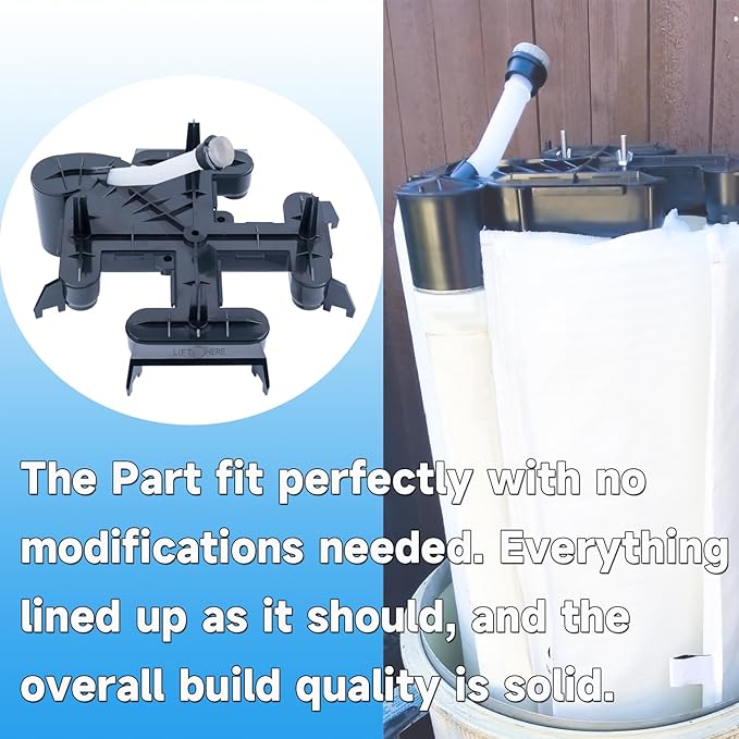 DE Filter Manifold DEX2400C Compatible with Hayward Pro-Grid and Micro-Clear DE Filters, Manifold Top Parts with Air Relief