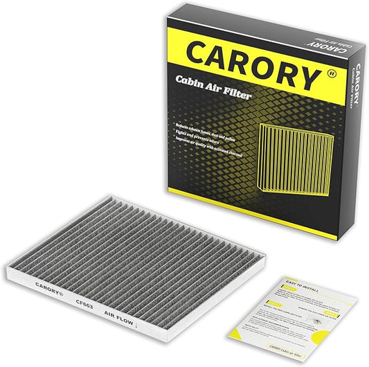 Cabin Air Filter w/Activated Carbon for 2008-2017 Buick Enclave, 2009-2017 Chevy Traverse, 2007-2016 GMC Acadia, 2017 GMC Acadia Limited, 2007-2010 Saturn Outlook, CF11663, 20958479