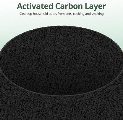 2 Pack 411i & 411a Max Replacement Filter Compatible with Blue Pure 411i & 411a Max Air Purifiers, HEPA & Activated Carbon Filter, Blue