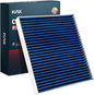 KAX Premium Cabin Air Filter, CF10729 Replacement for Dodge Avenger, Caliber, Journey, Ram 1500 2500 3500, Jeep Compass, Patriot, 200 Cabin Filter, Strong Adsorption w/Upgraded Activated Carbon