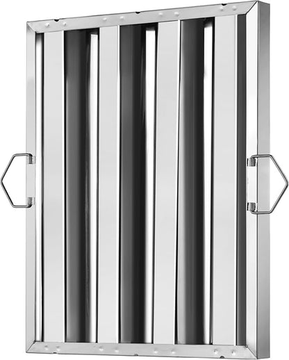 New Star Foodservice 54316 Stainless Steel Hood Filter, 16" W x 20" H