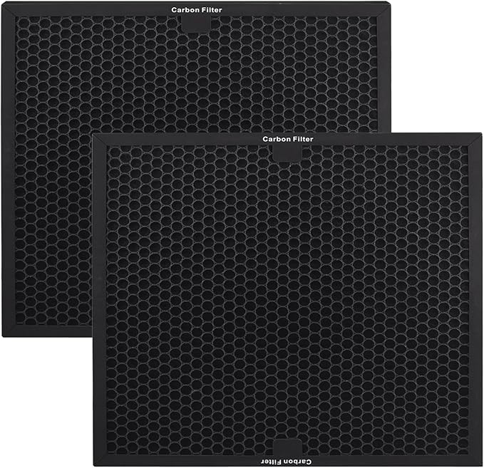 Carbon Filter 500 for Drieaz HEPA500 16'' x 16'' x 1'' & BlueDri & VEVOR Air Purifier, Air Scrubber Actived Carbon BD-AS-550 F301H - 2 Pack Activated Filter