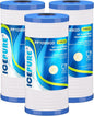 ICEPURE 5 Micron 10" x 4.5" Whole House Water Filter, Replacement for 3M Aqua-Pure AP810, AP801, AP811, Whirlpool WHKF-GD25BB, GE FXHTC, GXWH40L, GXWH35F, GNWH38S, 3PACK