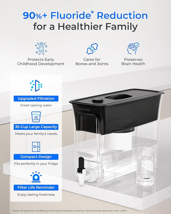 Waterdrop Large 35-Cup Water Filter Dispenser
