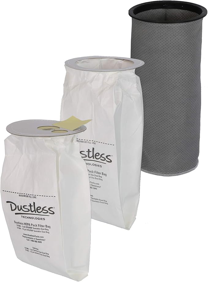Dustless HEPA Back Pack Vacuum, Black